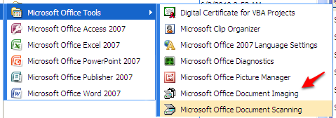 Using Microsoft Office Document Imaging To OCR For Free