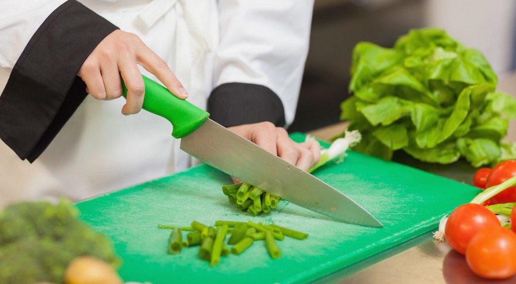 Chop vegetables